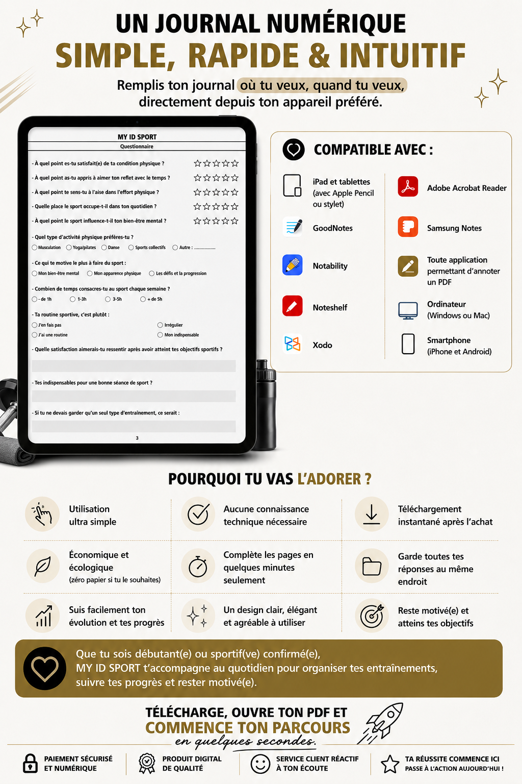 MY ID Sport Journal - Journal Sportif Numérique